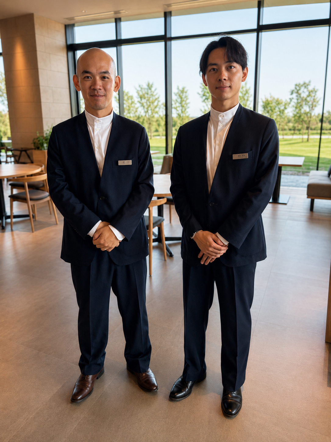 完成したユニフォーム ネイビー