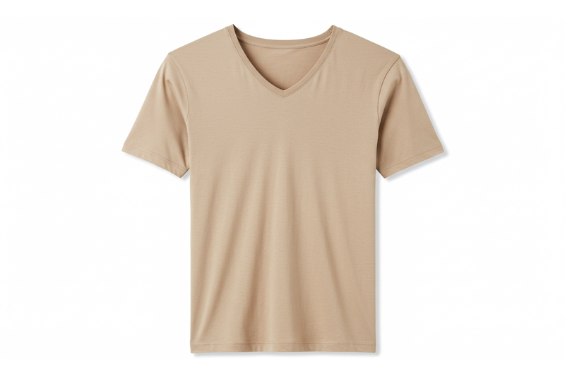 ベージュ色のインナー