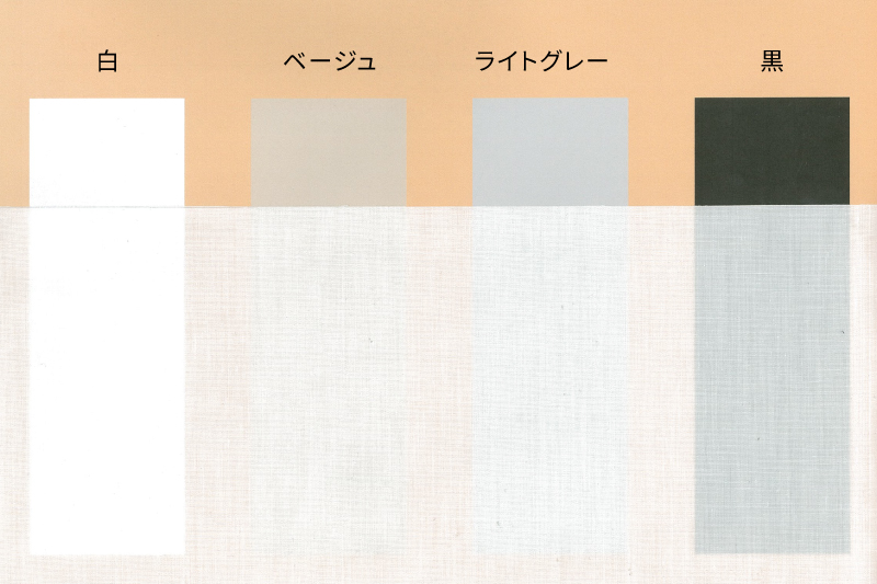 インナーの透け具合