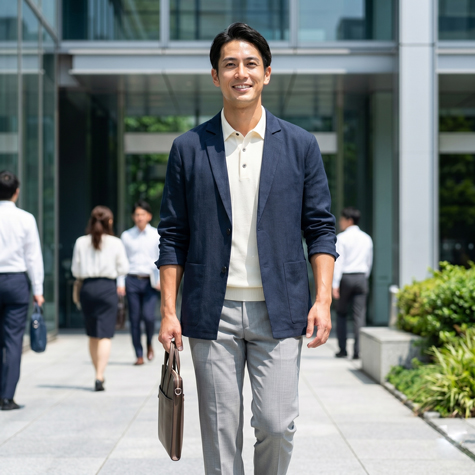 外出シーン着用イメージ